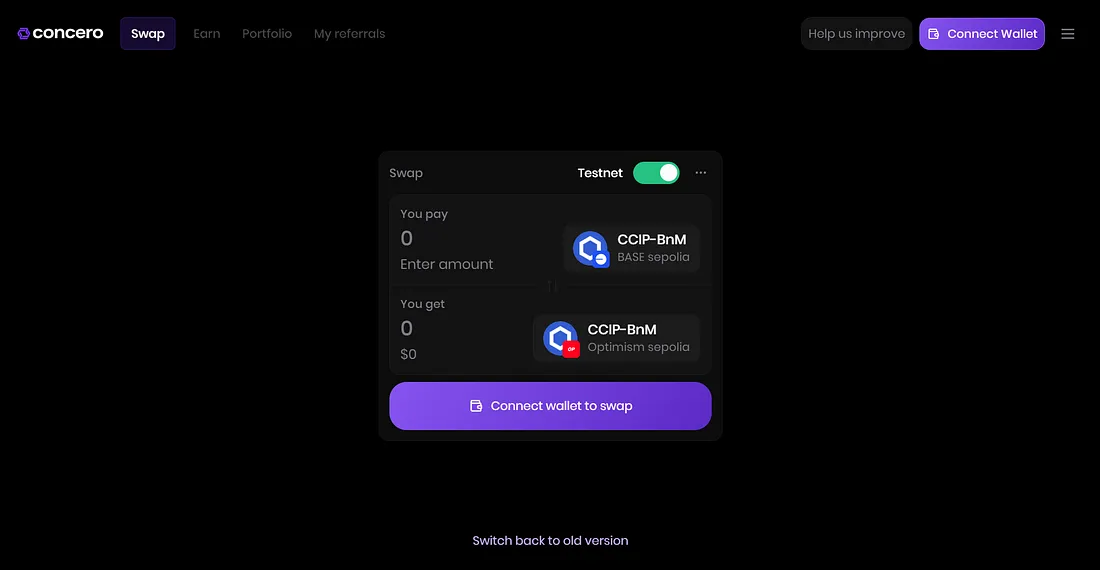 Concero Public Testnet Launch