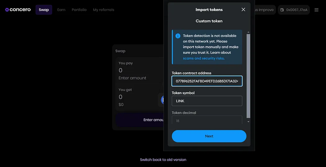 Concero Public Testnet Launch