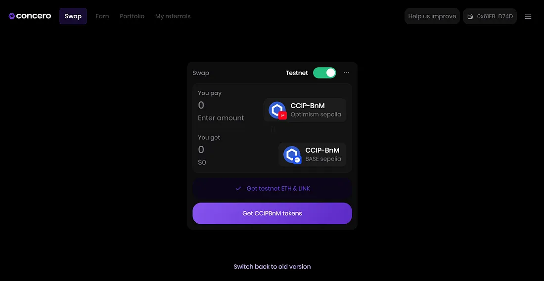 Concero Public Testnet Launch
