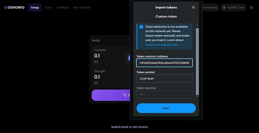 Concero Public Testnet Launch