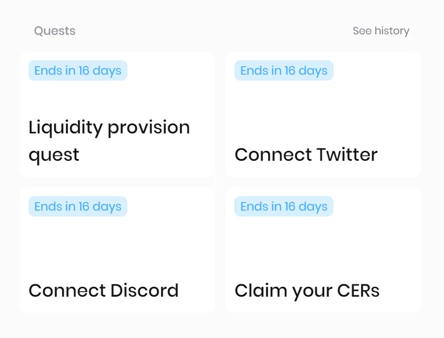 Claim CERs